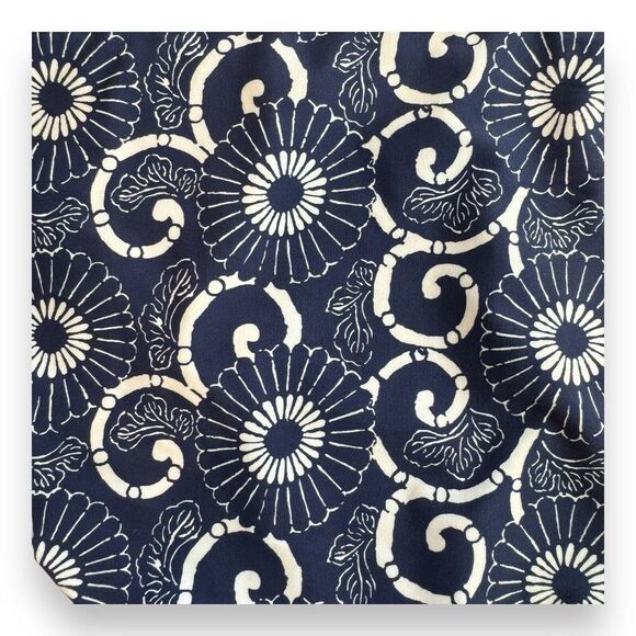 NWT Faherty Swim Seascape Bikini Bottom Geometric Floral Size Large XL $58 Blue - Picture 3 of 5